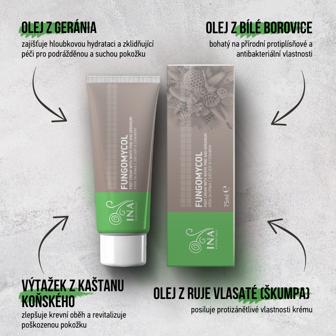 Kupte si 2 krémy na plíseň nehtů nebo suchou a popraskanou pokožku a získejte 1 organickou vodu z bílé borovice zdarma
