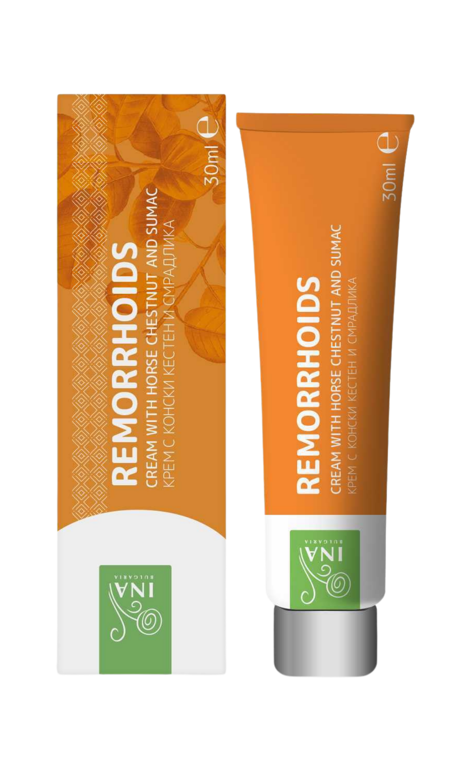 Remoroid - krém s jírovcem a rují vlasatou na KŘEČOVÉ ŽÍLY a HЕМOROIDY (30ml)