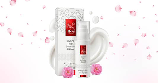 Oční krém proti vráskám Rose Eye Lift s krabičkou a růžovými lístky