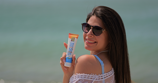 Přírodní opalovací krém na obličej a tělo SPF 50 s Bio Jedlí Bělorou od InaEssentials