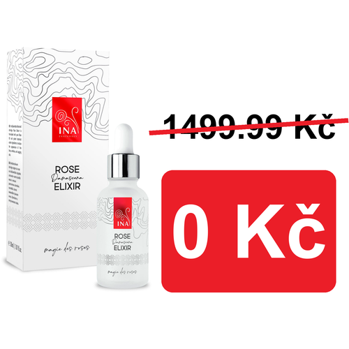 + Dárek Intenzivní Omlazující Sérum na Obličej s Organickým Růžovým Olejem – Rose Elixir