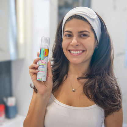 Přírodní čisticí Pěna na Obličej s Meduňkou a Gerániem – pro všechny typy pleti