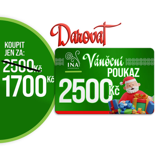 Kupte vánoční poukaz v hodnotě 2500Kč, zaplaťte 1700Kč - Digitální poukaz