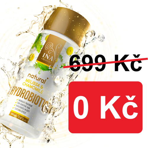 + Dárek Hydrobiotic - Heřmánek, Meduňka & Aloe Vera - intenzivní zklidňující péče pro Citlivou pleť