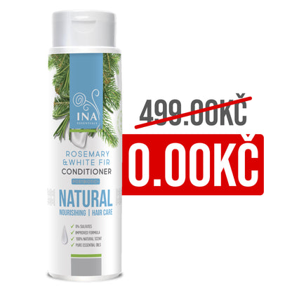 + Dárek Přírodní vlasový Kondicionér s Rozmarýnovým olejem - intenzivní vyživující péče pro každý typ vlasů
