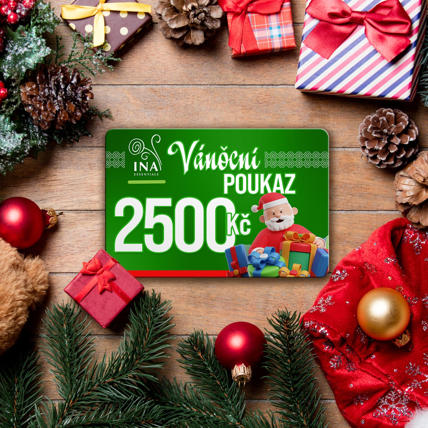 Kupte vánoční poukaz v hodnotě 2500Kč, zaplaťte 1700Kč - Digitální poukaz