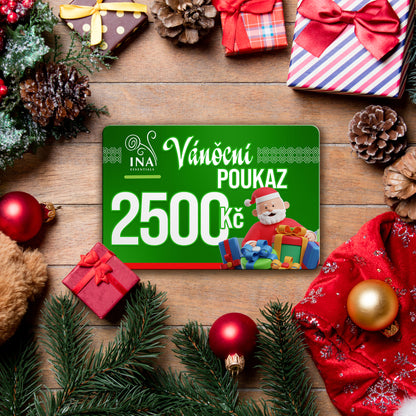 Kupte vánoční poukaz v hodnotě 2500Kč, zaplaťte 1700Kč - Digitální poukaz