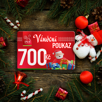 Kupte Vánoční poukaz v hodnotě 700Kč, zaplaťte 550Kč - Digitální Poukaz