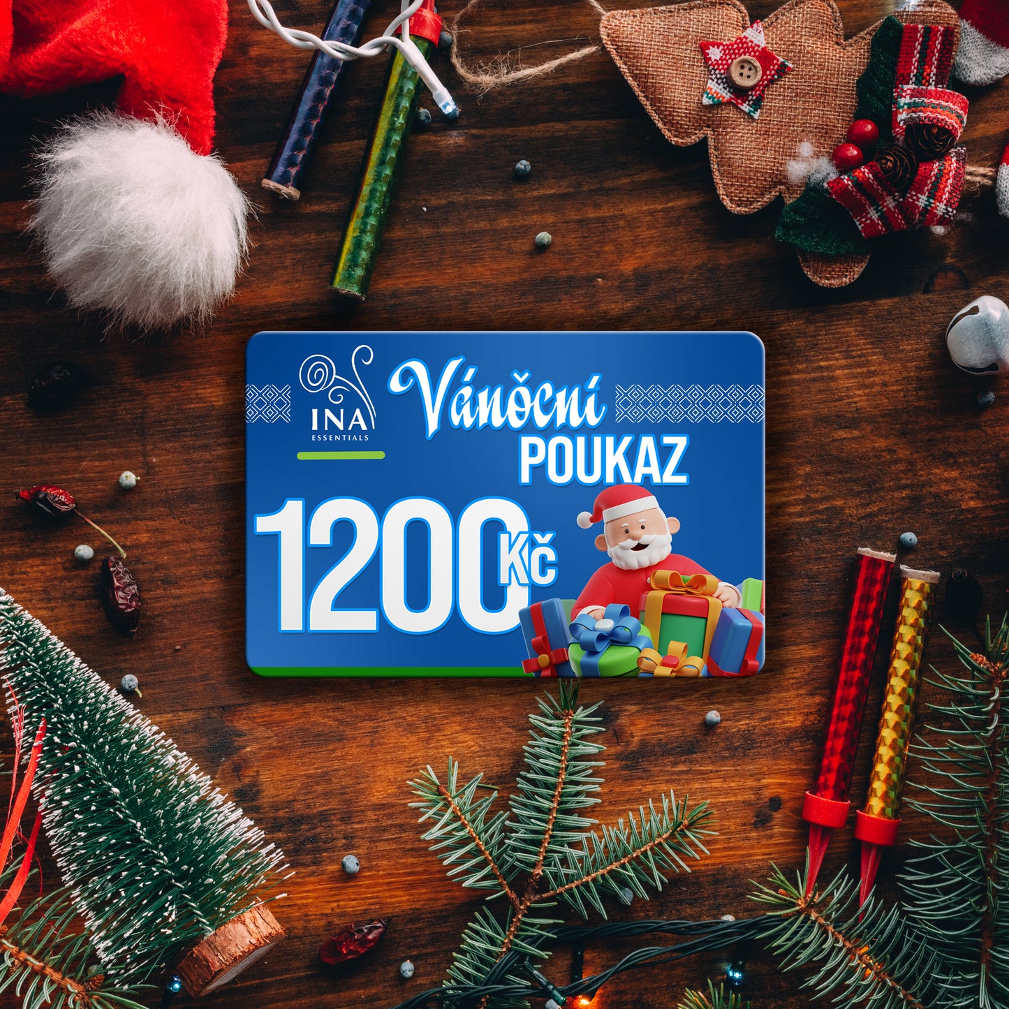 Kupte vánoční poukaz v hodnotě 1200Kč, zaplaťte 950Kč - Digitální Poukaz