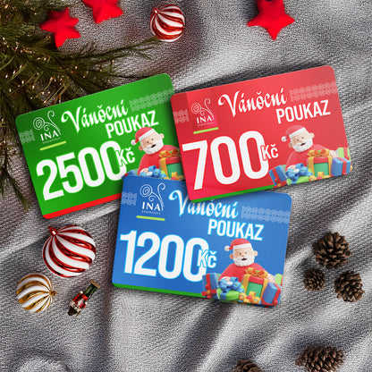 Kupte vánoční poukaz v hodnotě 1200Kč, zaplaťte 950Kč - Digitální Poukaz