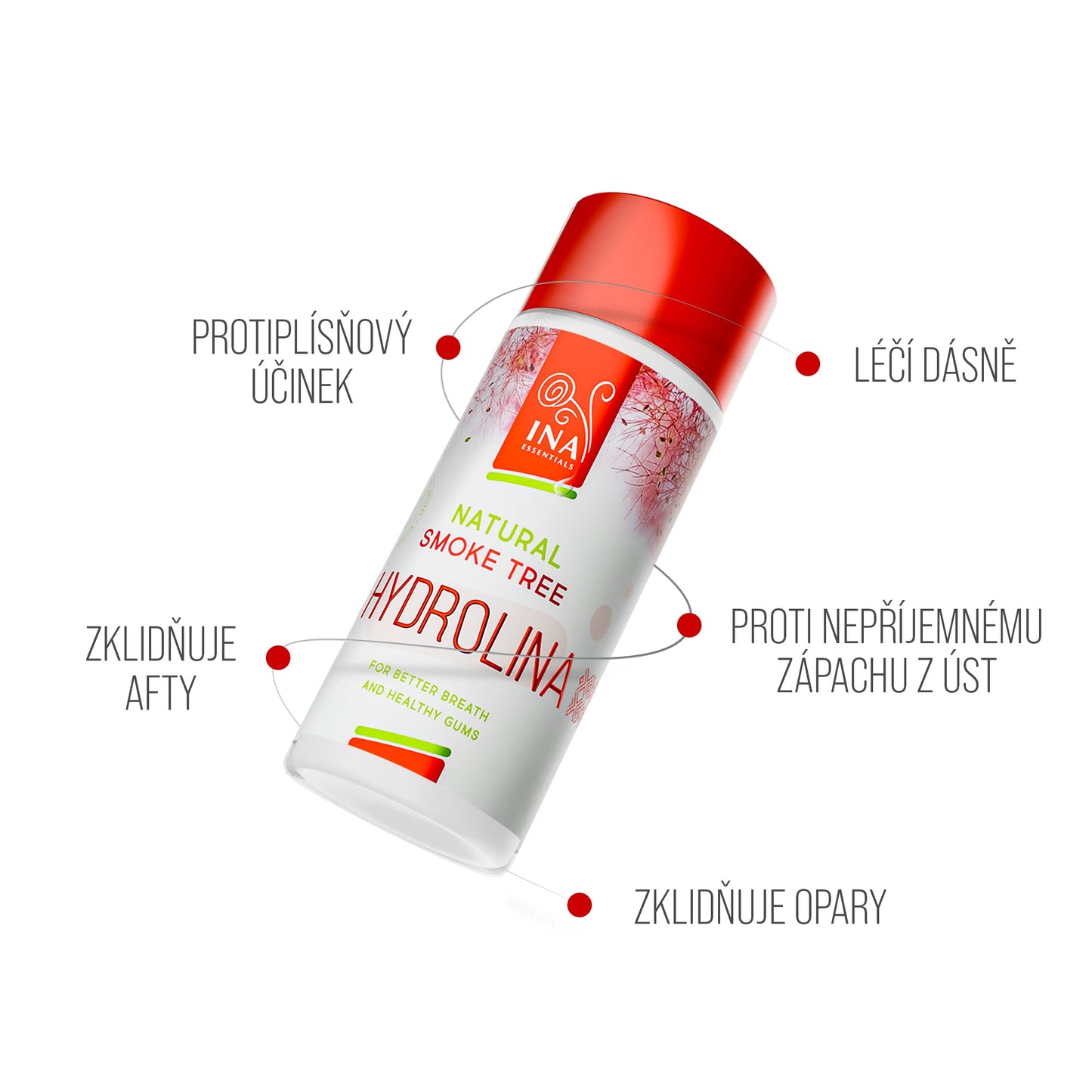 Kupte 3 Zubní Pasty Ina Dent-All, Získejte 1 Ústní Voda z Divoké Ruje Vlasaté Zdarma