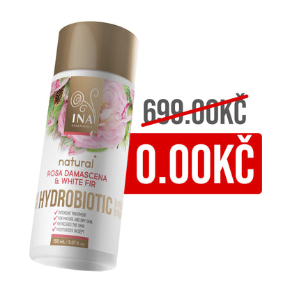 + Dárek Hydrobiotic - Růže, Jedle bělokorá & Citronová kůra - intenzivní Anti-Age péče
