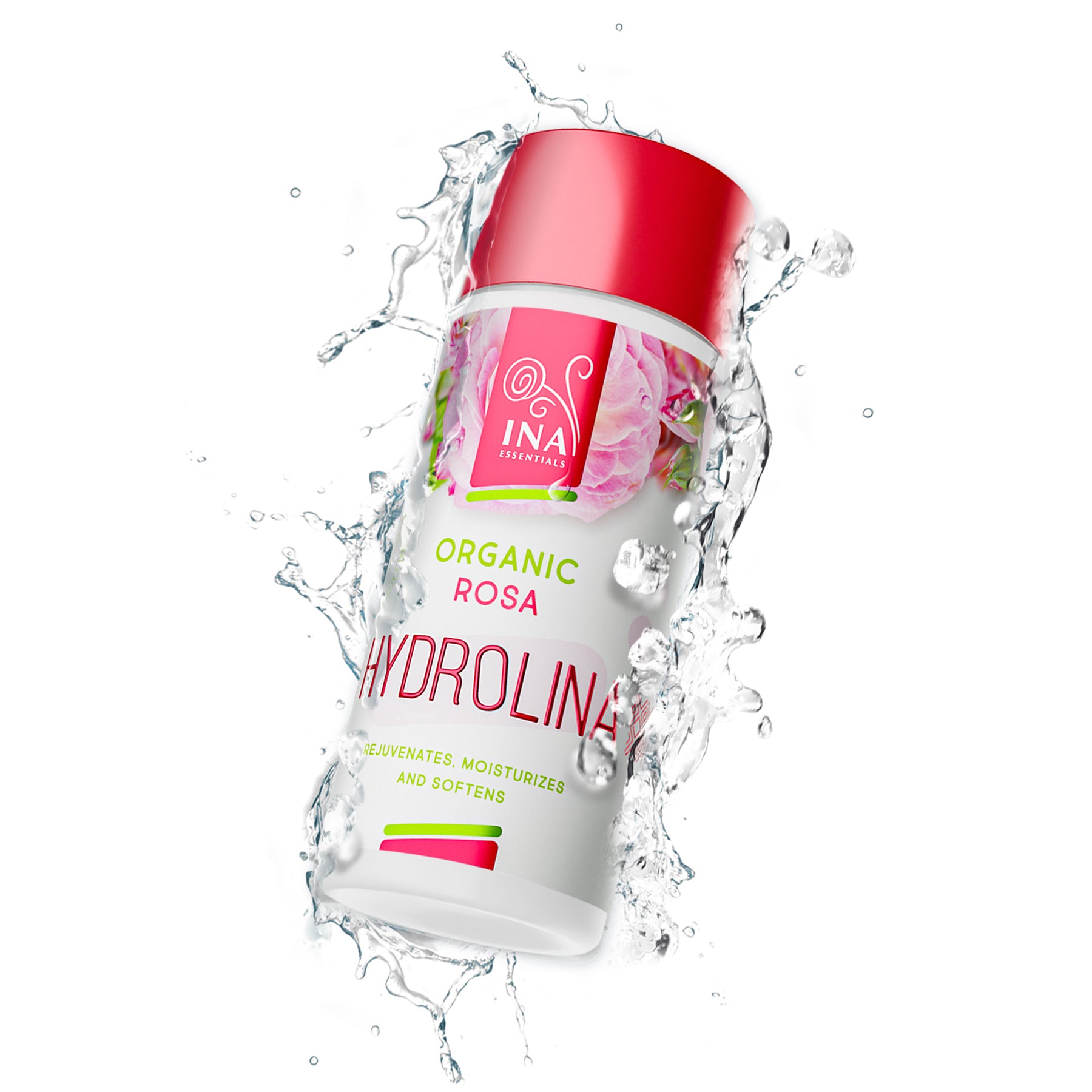 Organická Růžová voda - Hydrolina pro Suchou pokožku
